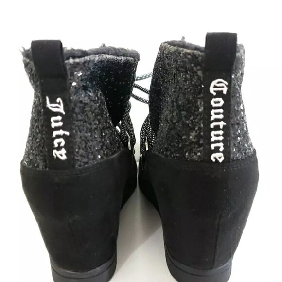 Juicy Couture Women's Lace-Up Wedge Sport Ankle Boots - Picture 4 of 7